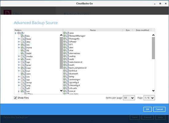 3. Select the Backup Set Type “MS SQL Server Backup”.